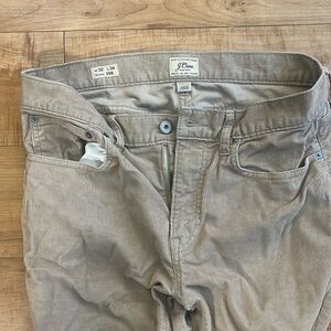 Khaki Corduroy J Crew pants